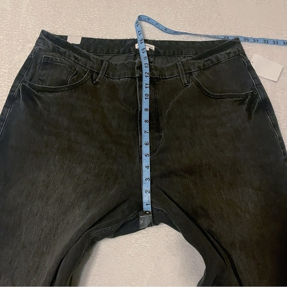 NWT Good American Good 90's Icon Straight Leg Jeans in Black Women's 16 - Picture 6 of 12